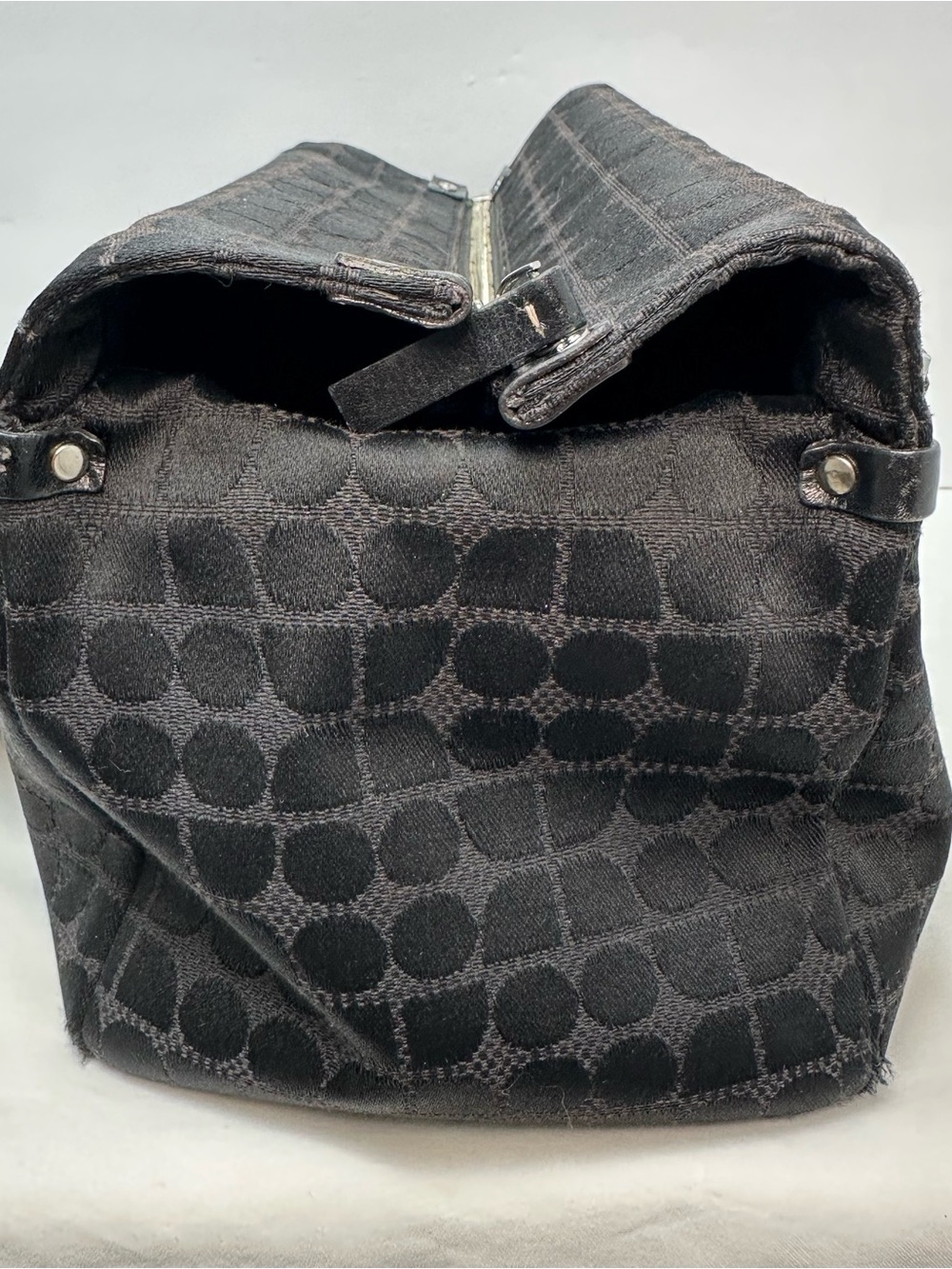 kate spade Black Shoulder Bag with Subtle Jacquard Pattern - Picture 6 of 16